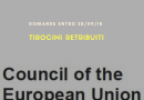 Consiglio dell’Unione europea: tirocini retribuiti.
