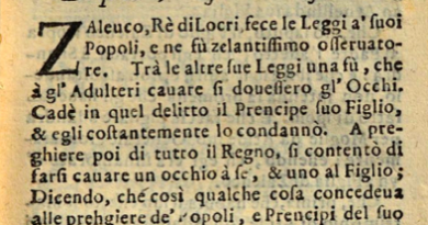 Zaleuco.. frammento di un’opera del 1675